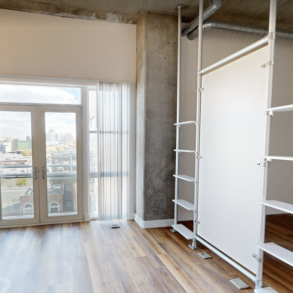 Interior of Mineral Floor Plan facing balcony view